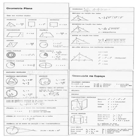 Fórmulas matemáticas