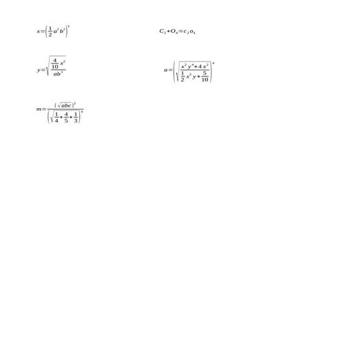 Formulas | PDF