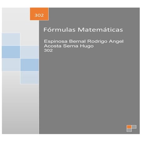 Formulas matematicas 