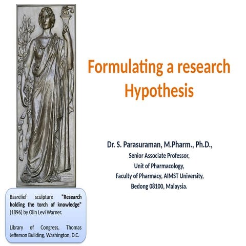 Formulating a Research Hypothesis - Basics
