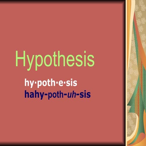 Formulating Hypotheses in Scientific Research – 2025 Edition.ppt