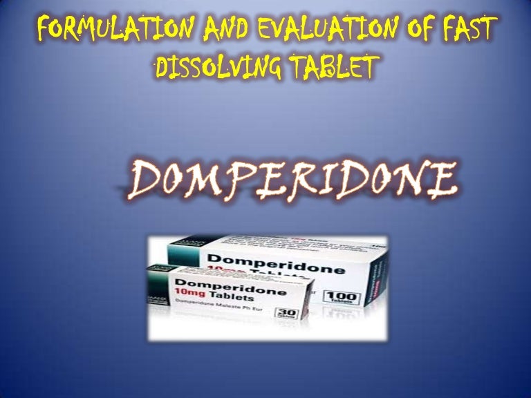 Dissertation fast dissolving