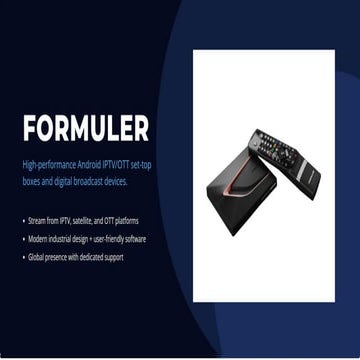 Formuler.com is the ultimate destination for purchasing Formuler set ...