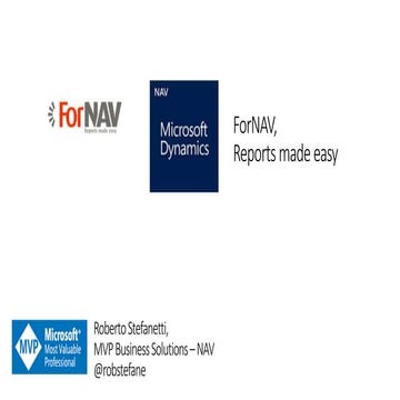 ForNAV la nostra soluzione per i reports con Dynamics NAV