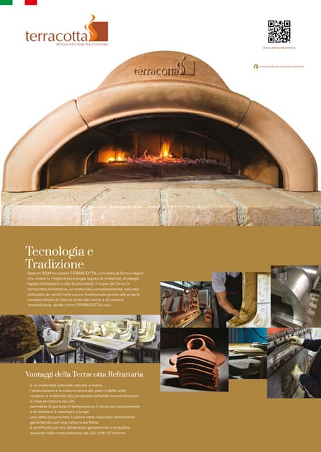 Forni per Pizza a legna in Terracotta refrattaria