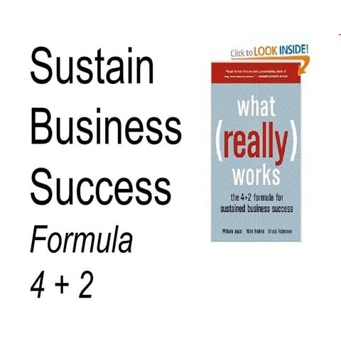 Org Development: Corporate Success Formula  4+2