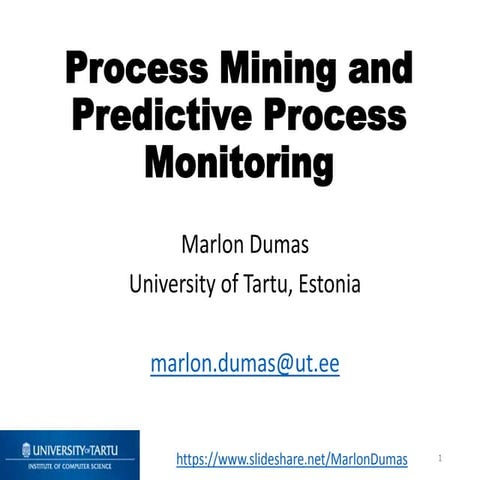 Process Mining and Predictive Process Monitoring