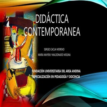 PEDAGOGÍA Y DOCENCIA