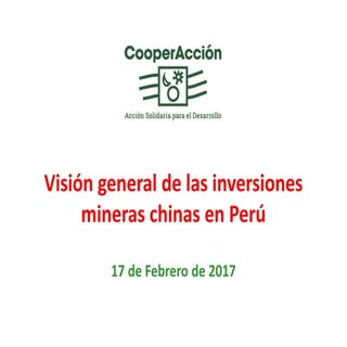 Empresas mineras chinas en Perú