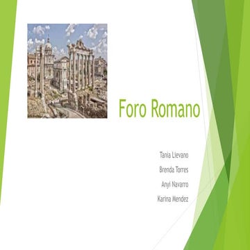 Abstracción Foro Romano 