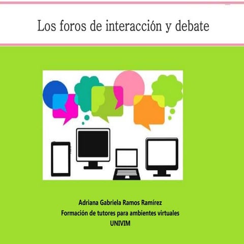 Los foros virtuales como estrategia de aprendizaje | PDF