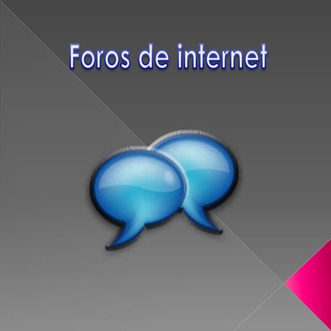 Foros de discusion | PPTX