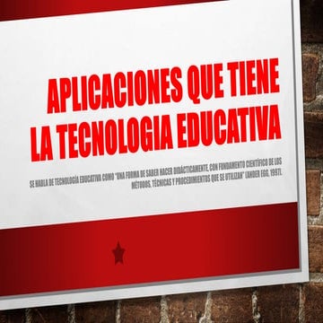 Foro slideshare Tecnología Educativa