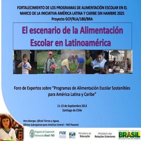 Alimentación escolar en la América Latina y el Caribe