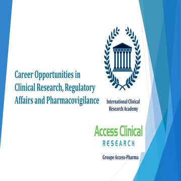 Career Opportunities in the Clinical Research Industry