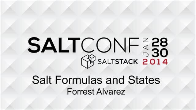 SaltConf14 - Forrest Alvarez, Choic...