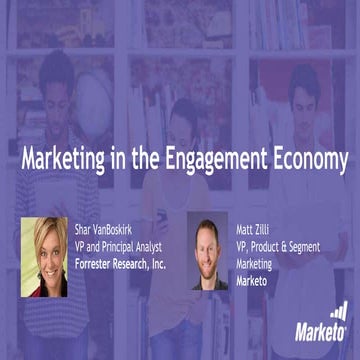 Marketing in the Engagement Economy