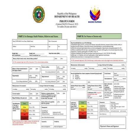 Updated PhilPEN Protocol 2025 for Adult Health Management in the ...