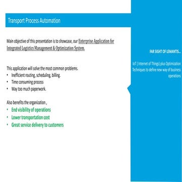 Dynamic Route Optmization