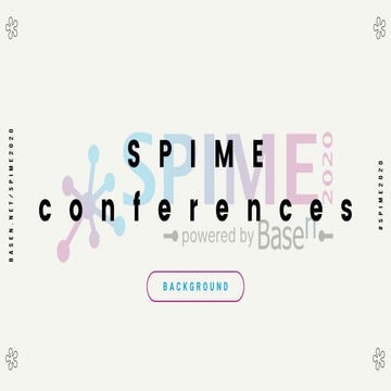 SPIME2020 virtual conference