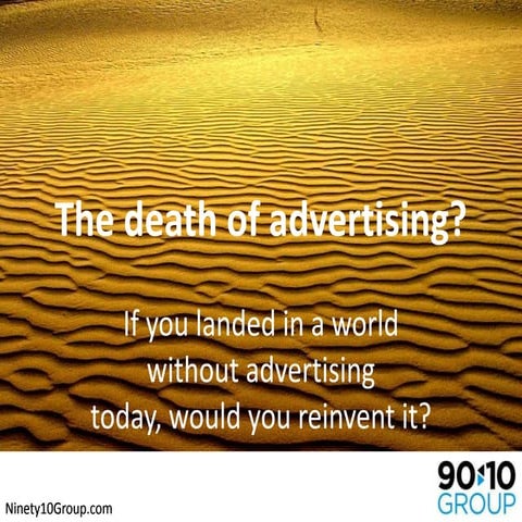 The Death Of Advertising: Omexpo Madrid 2010