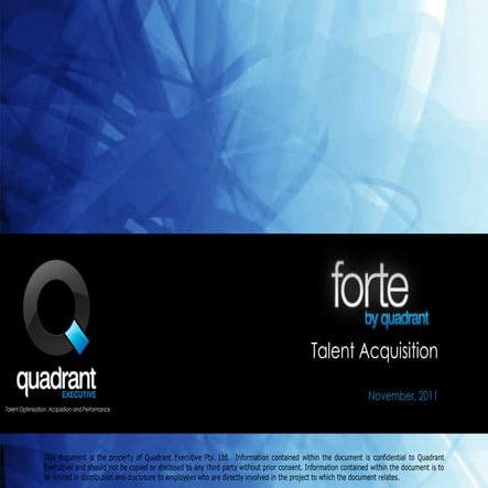 Forte Talent Acquisition Model