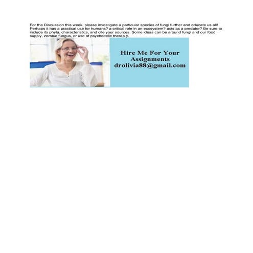 For the Discussion this week- please investigate a particular species.pdf