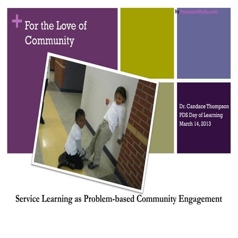 For the love of community 3 14 13