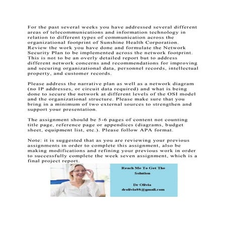 For the past several weeks you have addressed several different area.docx