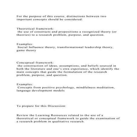 Qualitative Research Bridging the Conceptual Theoretical and ...