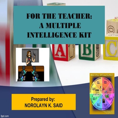 Multiple Intelligence Kit for Teachers
