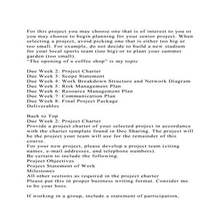 For this project you may choose one that is of interest to you or .docx