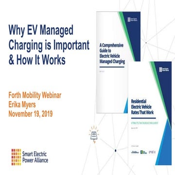 Why EV Managed Charging is Important & How It Works by Erika Myers | PPTX