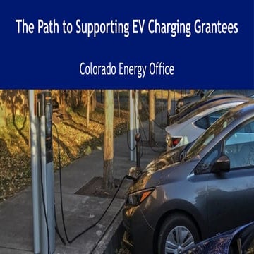 Supporting EV Charging Grantees: Colorado's Charge Ahead Program and ...