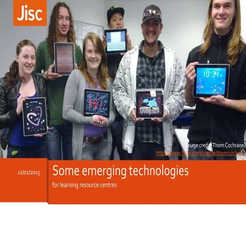 Some emerging technologies for learning resource centres