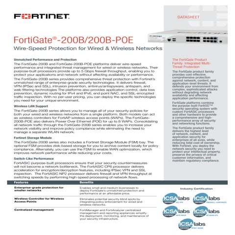 FortiGate-200B