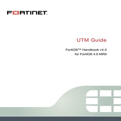 MANUAL DE REFERENCIA FORTIGATE 4.0 MR3