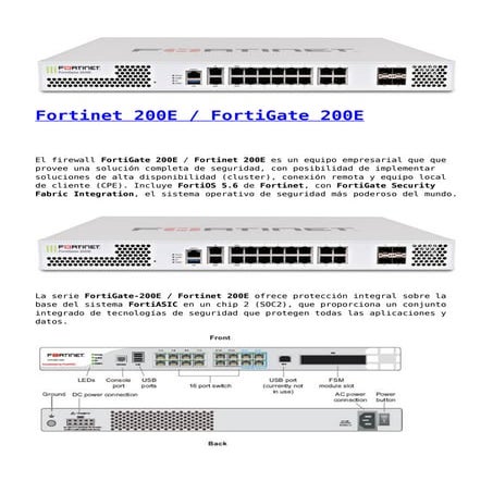 FortiGate 200e