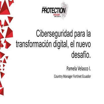 Ciberseguridad para la transformación digital, el nuevo desafío 