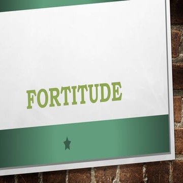 Fortitude | PPTX
