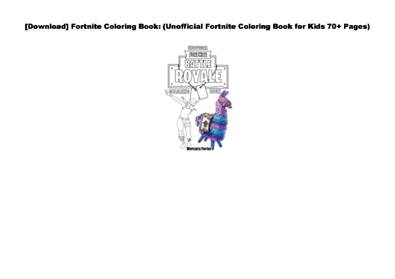 Txt Fortnite Coloring Book Unofficial Fortnite Coloring Book For