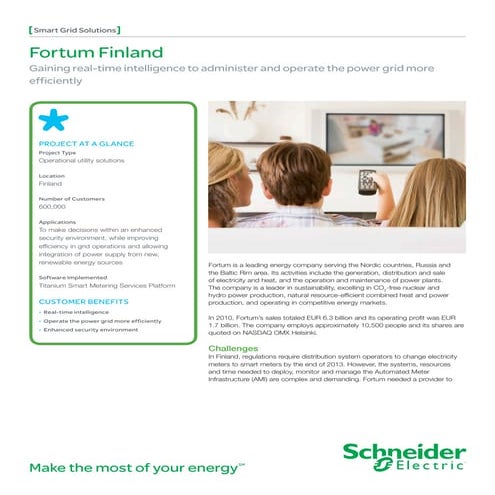 [Case study] Fortum Finland: Gaining real-time intelligence to administer and...