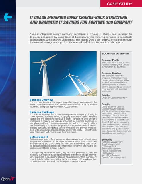 Fortune 100 Case Study 