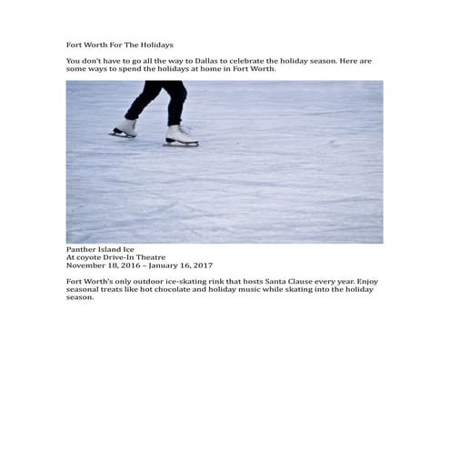  Fort Worth For The Holidays