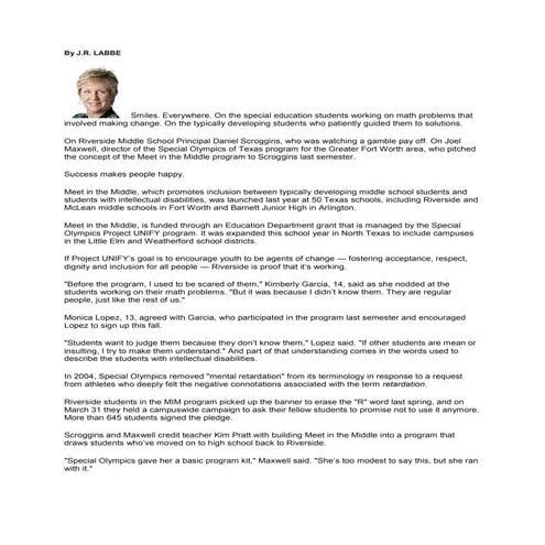 Doug Goodale Morristown: Experienced Teacher, Coach, and Volunteer | PPT