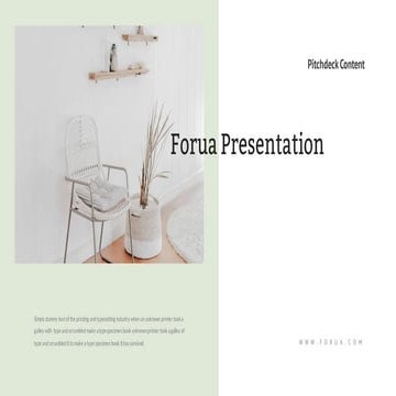 Forua Presentation : Light Color Theme