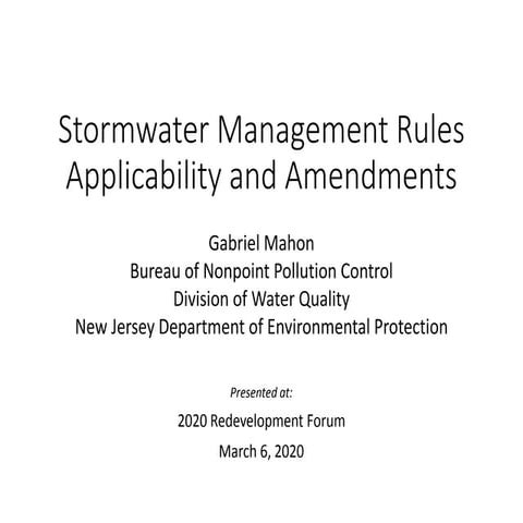 NJ Redevelopment Forum 2020 - Mahon