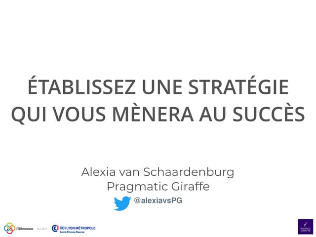 Stratégie d'entreprise - les essentiels