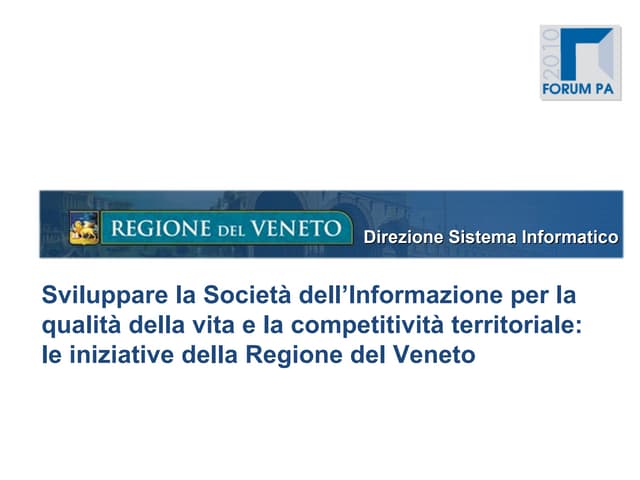 DSI al ForumPA 2010