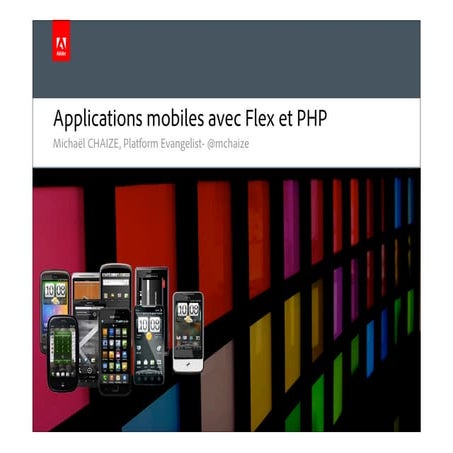 Flex et PHP pour développer des applications mobiles